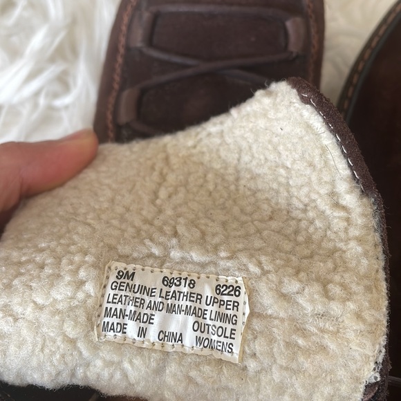 Timberland 69318 Moorland Reykir Ghillie Brown Lace up boots sz 9 - Picture 9 of 10